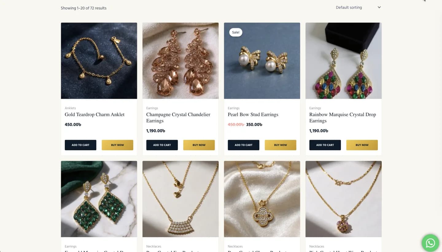 MJ Mart website, screen 4